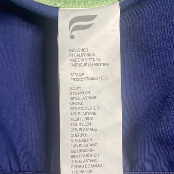 Fabletics Catalina Medium Impact Midi Sports Bra S - Picture 7 of 7